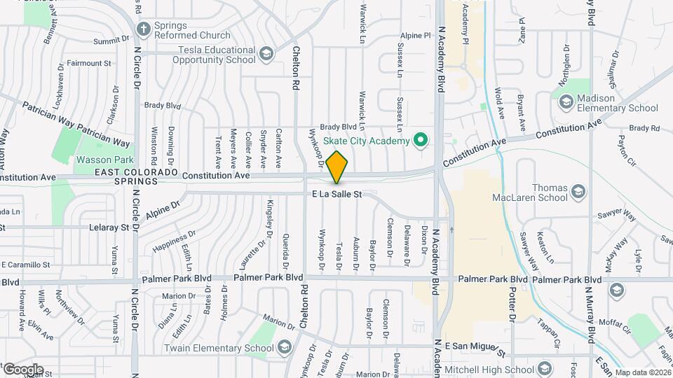 3514 E La Salle St Map and Location Details