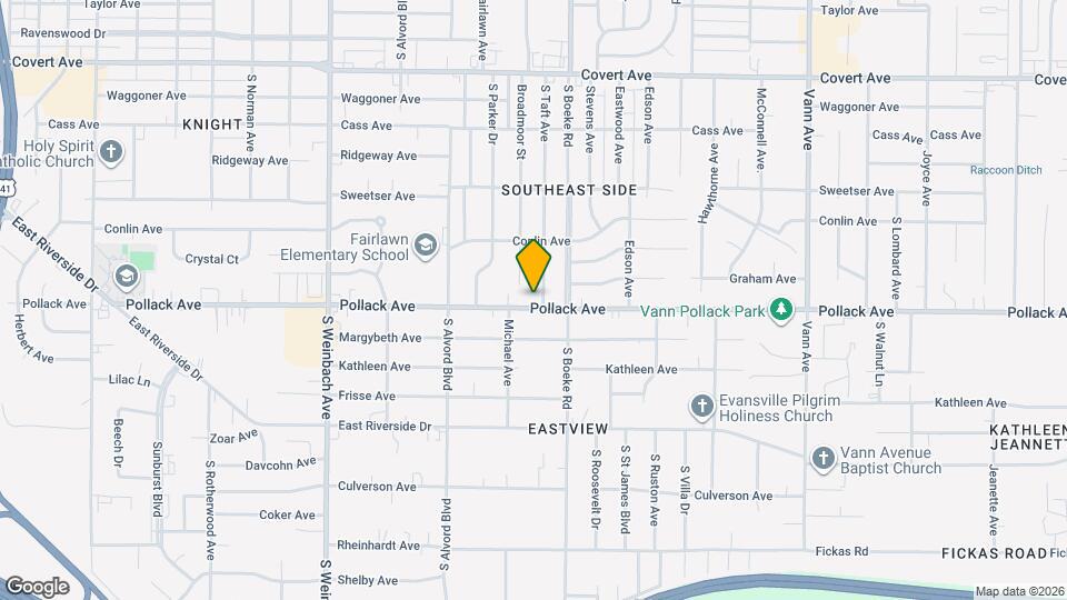 2322 Pollack Ave Map and Location Details