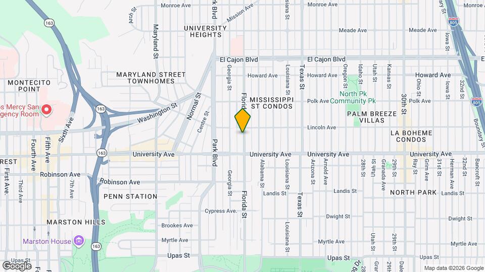 3960 Florida St Map and Location Details