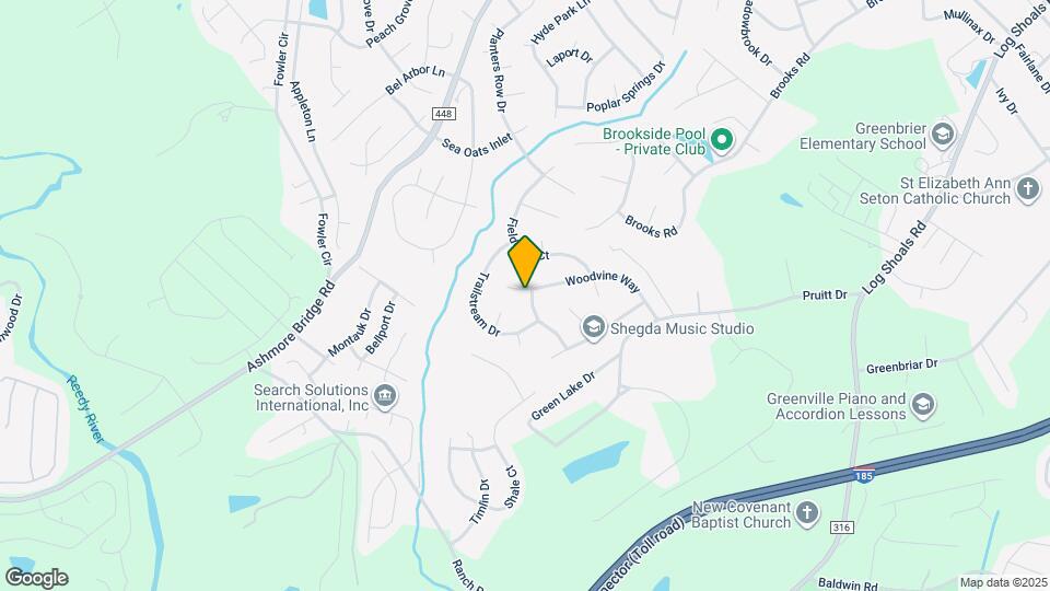 400 Middleshare Dr Map and Location Details