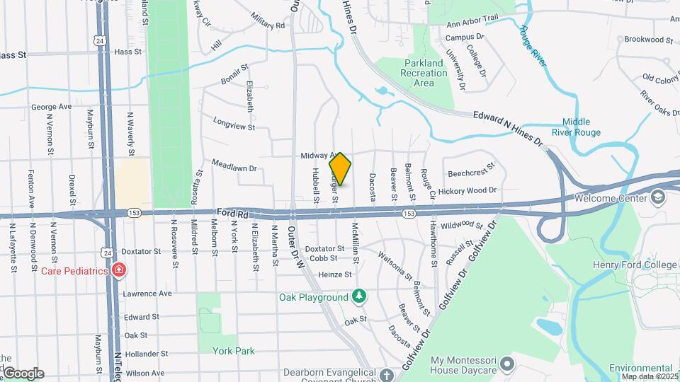 5654 Burger St Map and Location Details