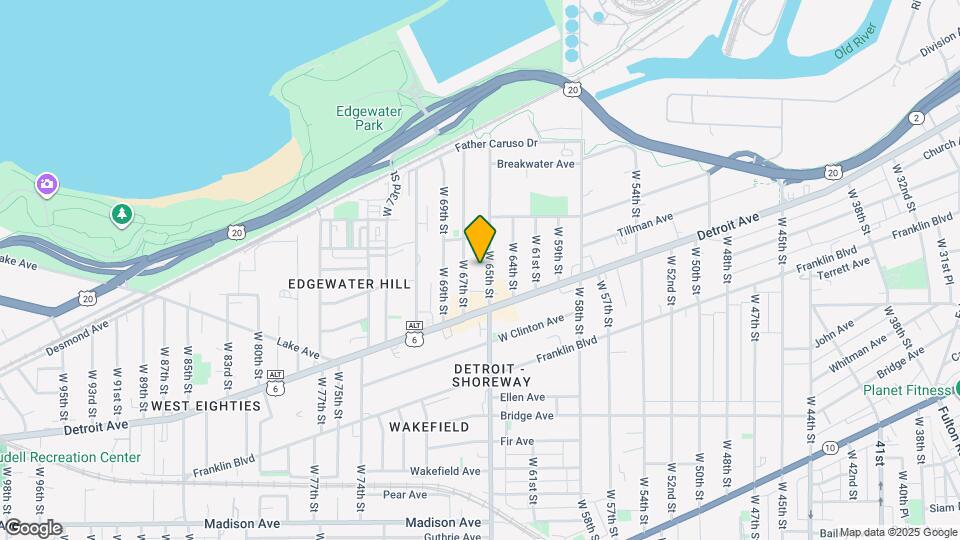 1354 W 65th St, Unit 2 Map and Location Details