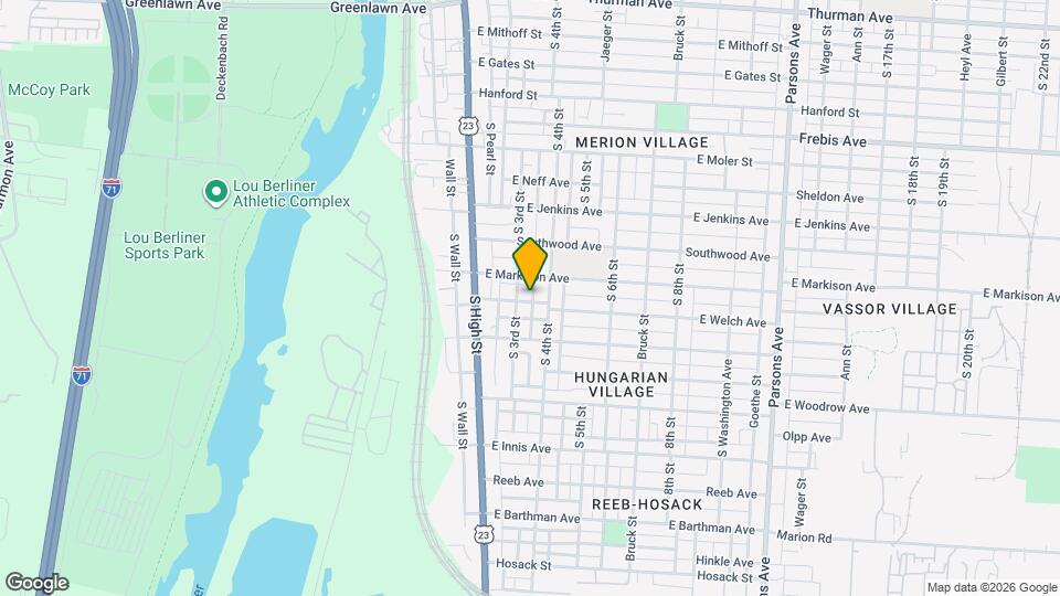 76 E Innis Ave Mapa y Detalles de la Ubicación