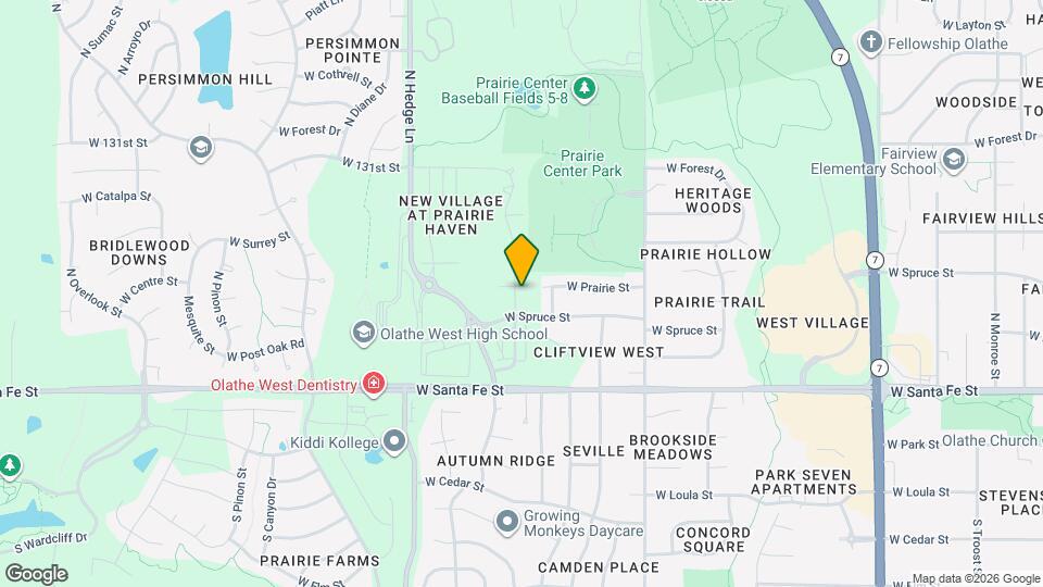 318 N Ferrel St Map and Location Details