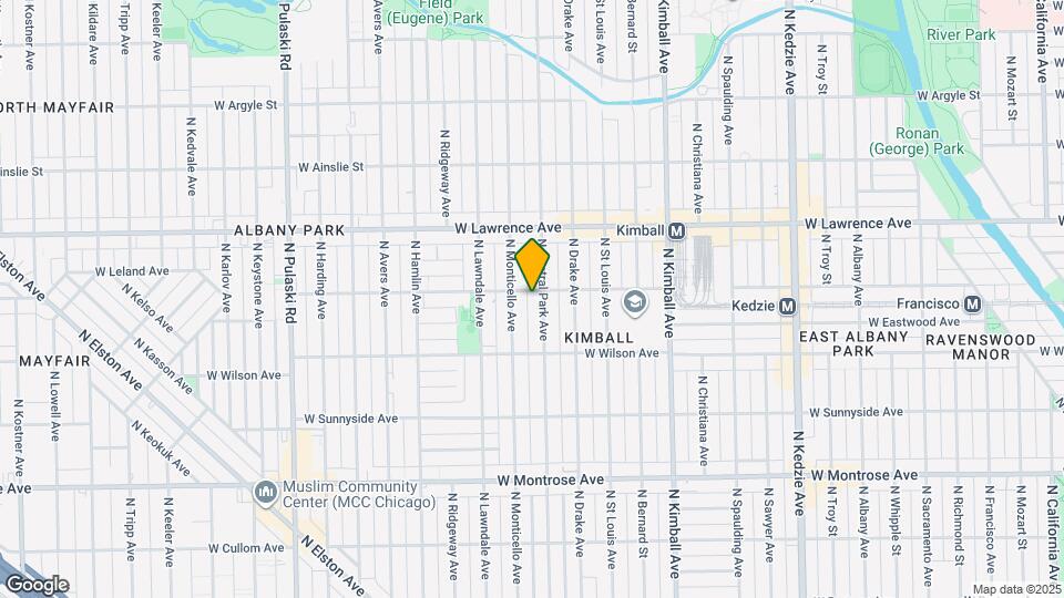 3605 W Leland Ave Map and Location Details