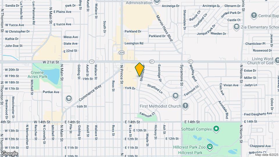 1900 Sheffield Dr Map and Location Details