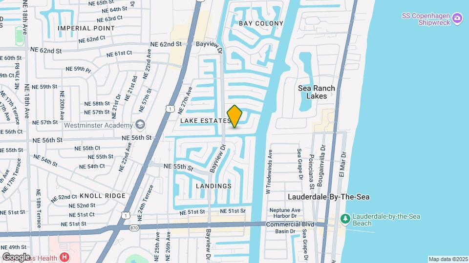 3100 NE 56th Ct Map and Location Details