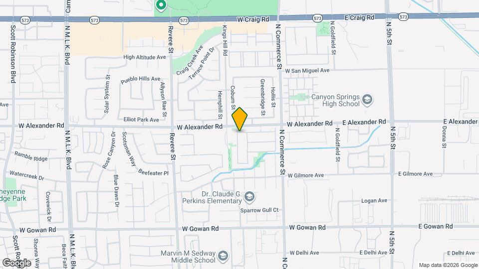 3930 Blue Gull St Map and Location Details