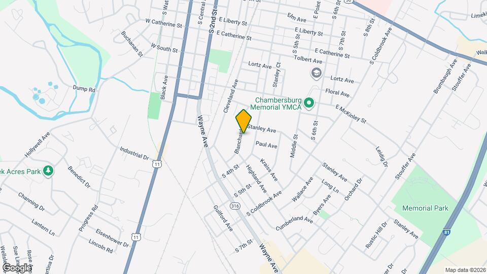 836 Blanchard Ave Rentals in Chambersburg, PA