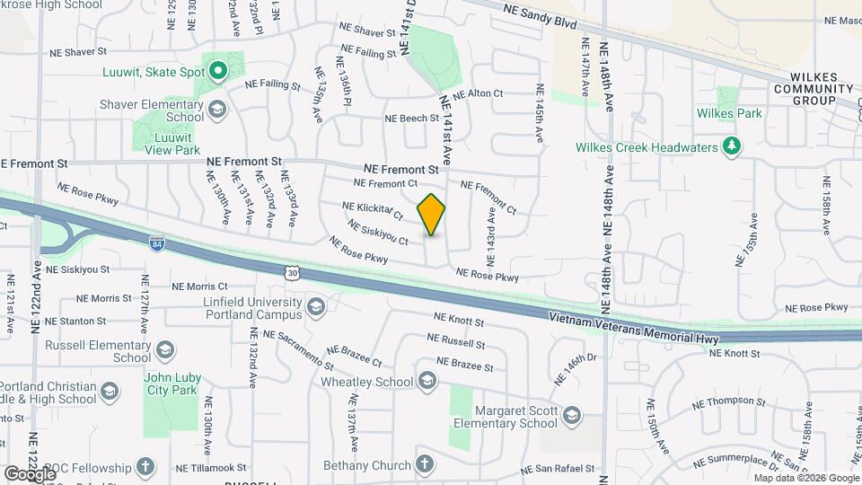 3108 NE 140th Ave Mapa y Detalles de la Ubicación