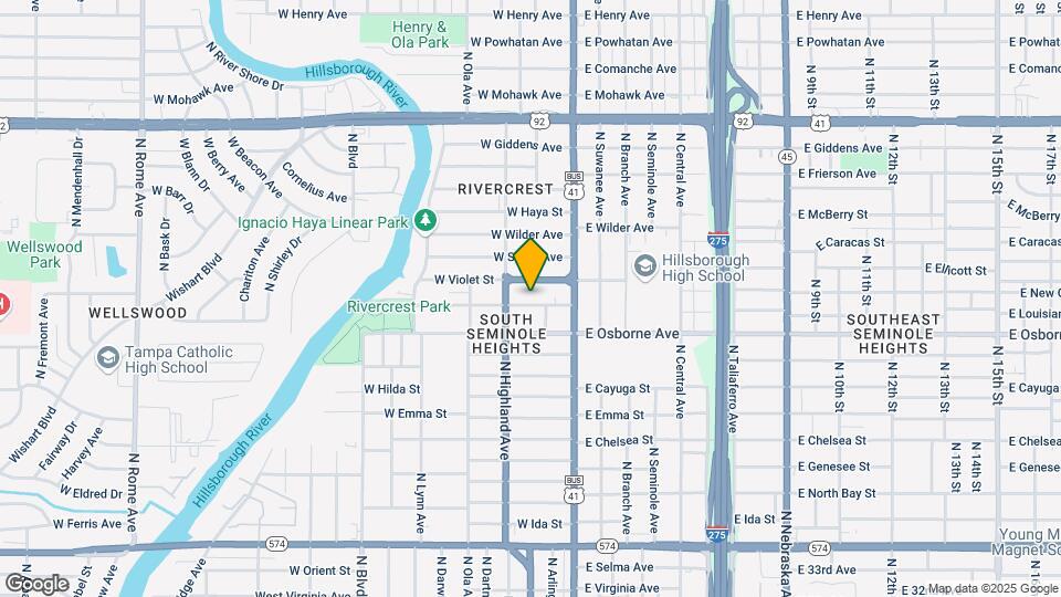 205 W Louisiana Ave Map and Location Details