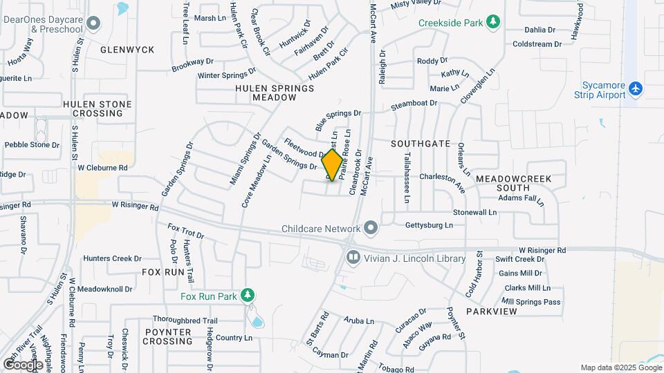 8517 Rain Forest Ln Map and Location Details