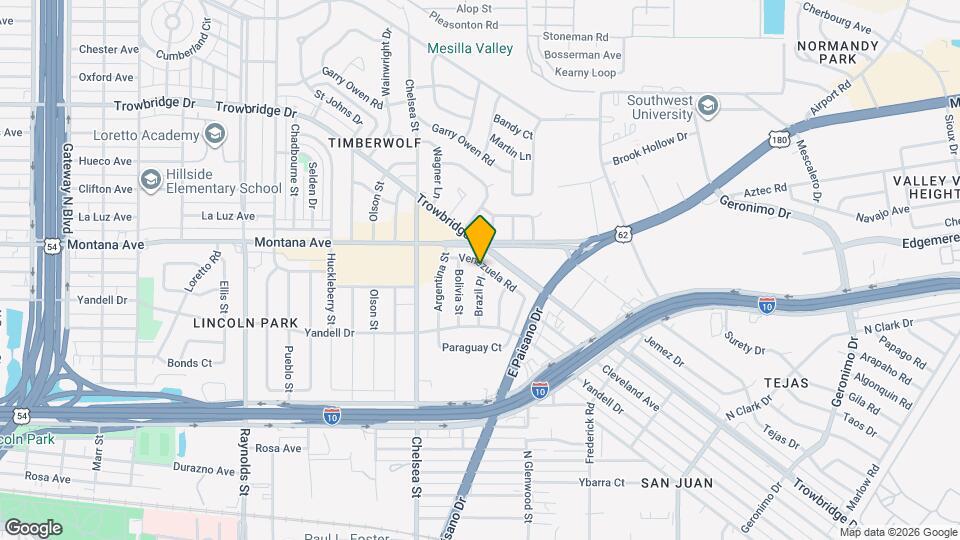 5530 Venezuela Rd Map and Location Details