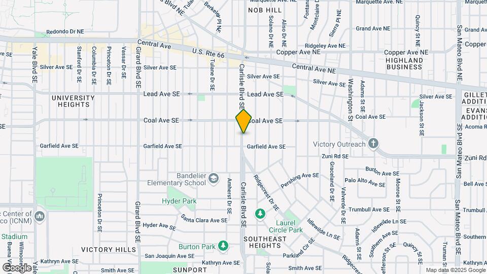 414 Carlisle Blvd SE Map and Location Details