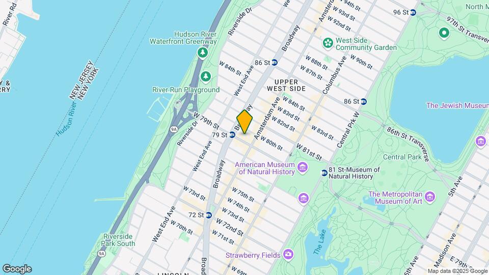 213 W 79th St Map and Location Details