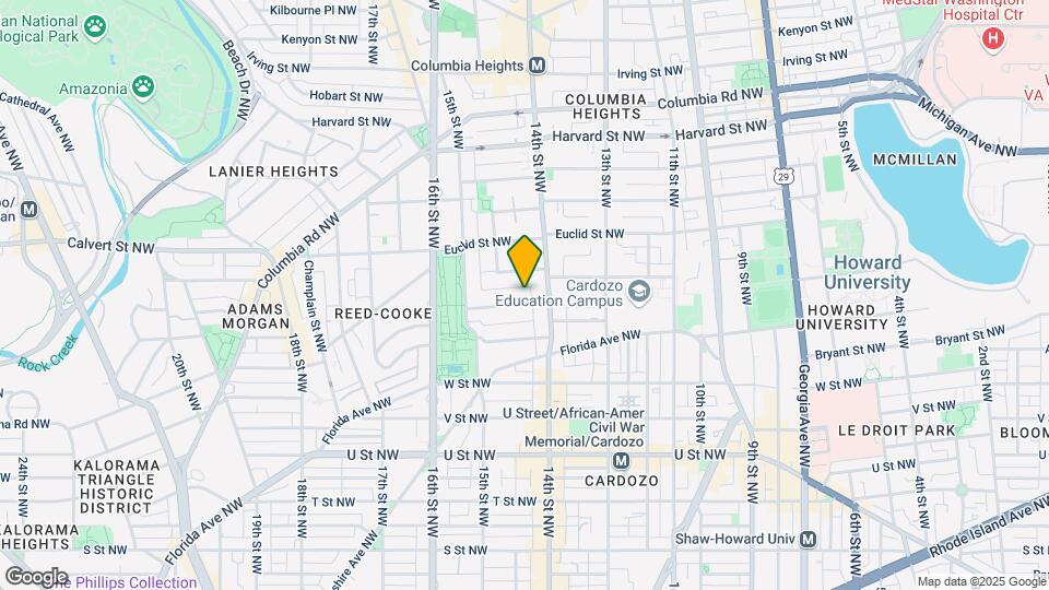 1417 Chapin St NW Map and Location Details