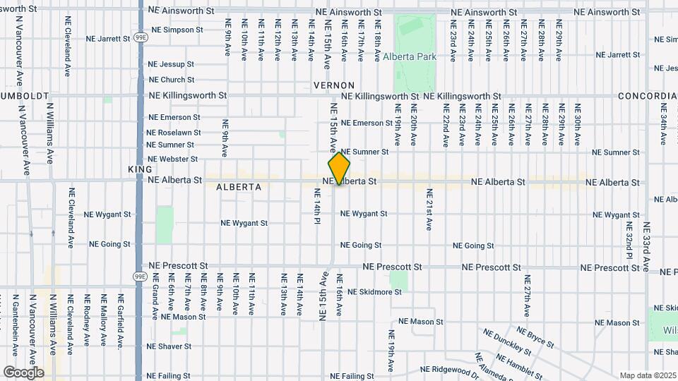 4924 NE 15th Ave Map and Location Details