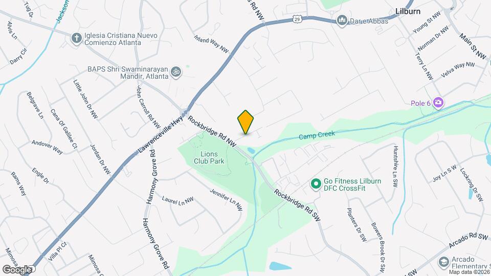 5505 Rockfern Dr Map and Location Details