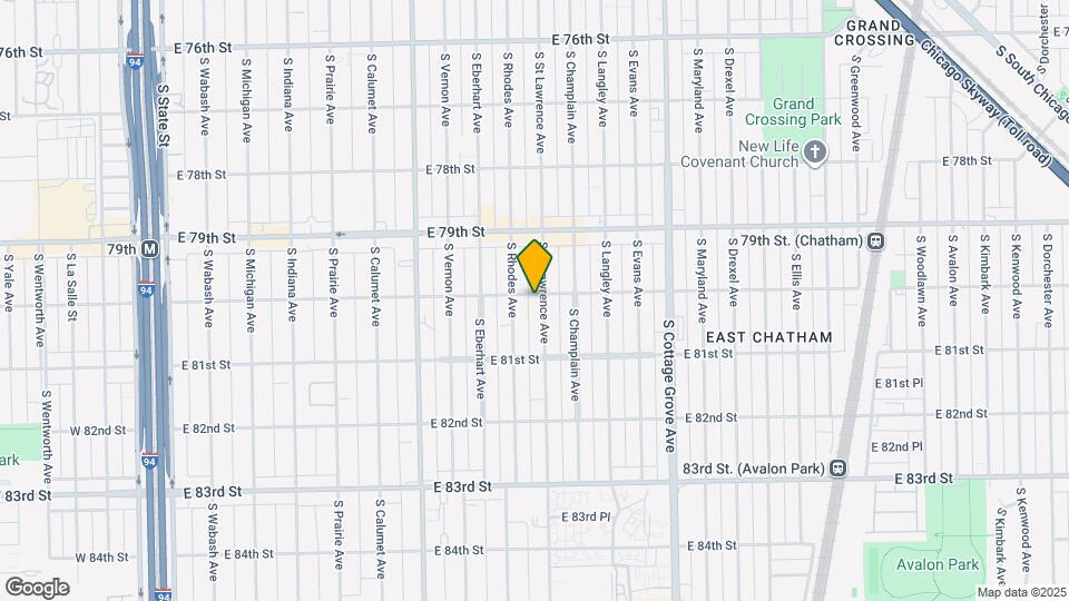 541 E 80th St Map and Location Details