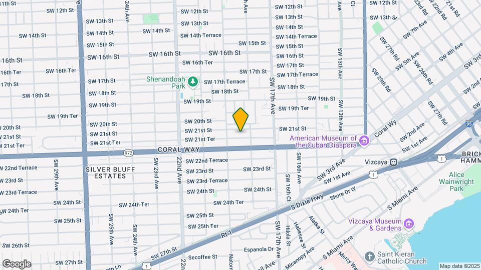 1833 SW 21st Ter Map and Location Details