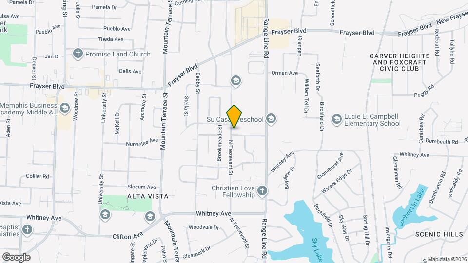 2550 Sandpiper Ave Map and Location Details