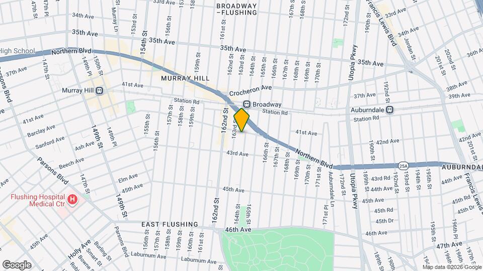 163-14 Sanford Ave Map and Location Details