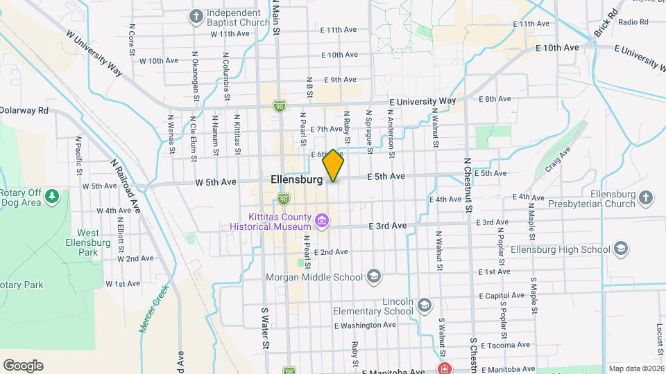 418 N Pine St, Unit Apt 5 Map and Location Details