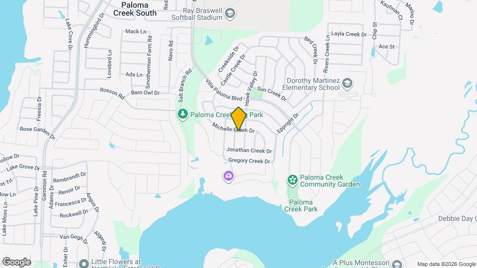 1405 Samantha Creek Dr Map and Location Details