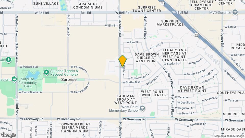 16150 N 138th Ln Mapa y Detalles de la Ubicación