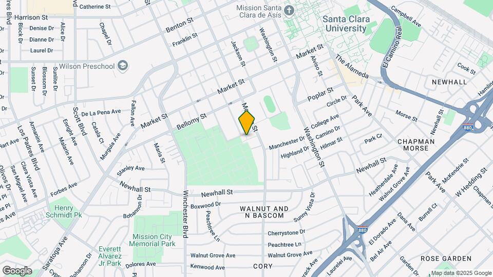 1380 Jonathan St Mapa y Detalles de la Ubicación