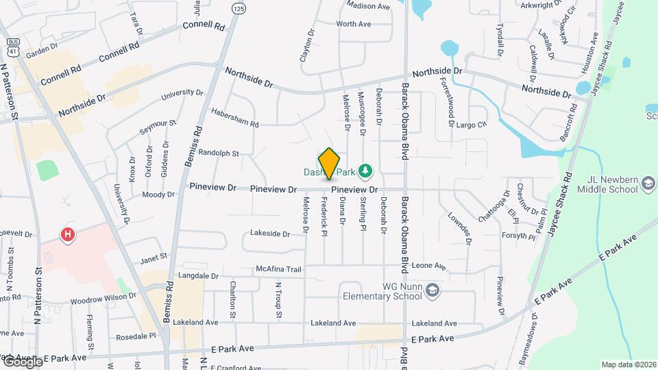 1000 Pineview Dr Map and Location Details