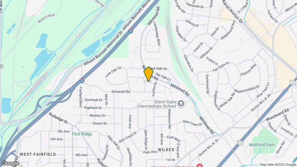 407 Fairfax Dr Map and Location Details