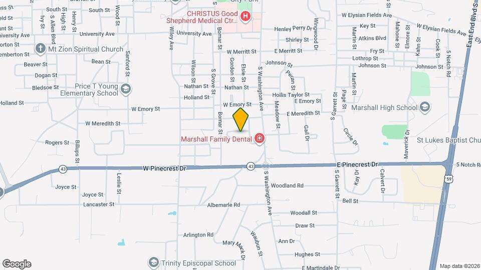 207 Preston St Map and Location Details