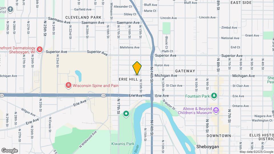 1507 Michigan Ave Map and Location Details