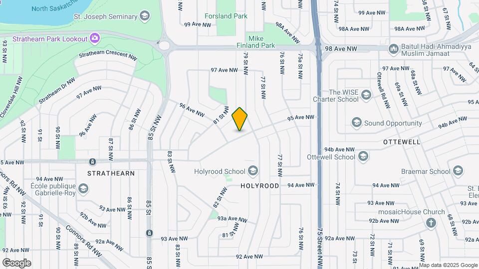 7930 95 Ave NW Map and Location Details