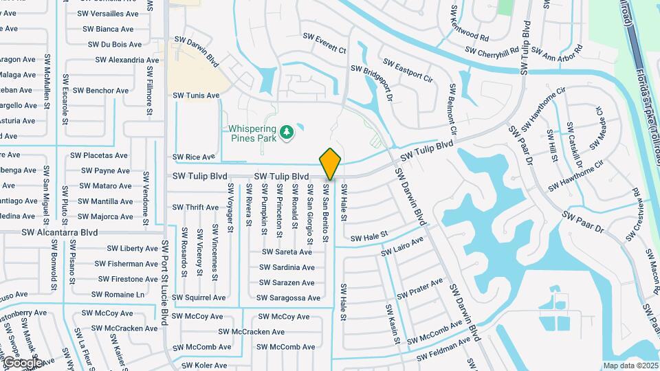 3413 SW San Benito St Map and Location Details