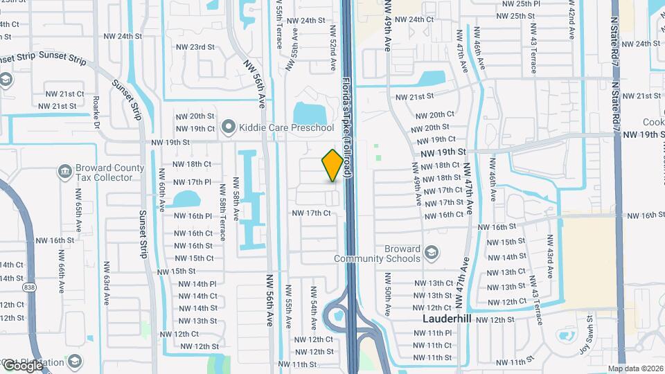 5200 NW 18th St Map and Location Details