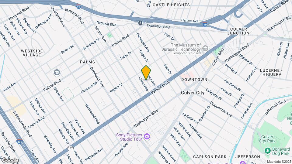 3746 Vinton Ave Mapa y Detalles de la Ubicación