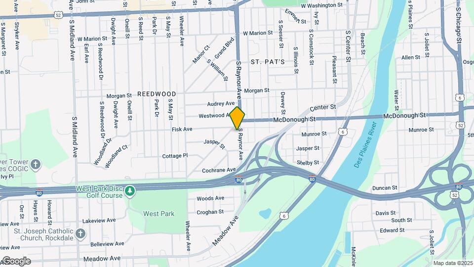 407 S Raynor Ave Map and Location Details