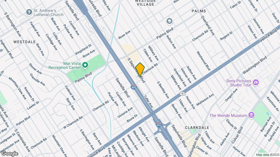 3595 S Sepulveda Blvd Mapa y Detalles de la Ubicación