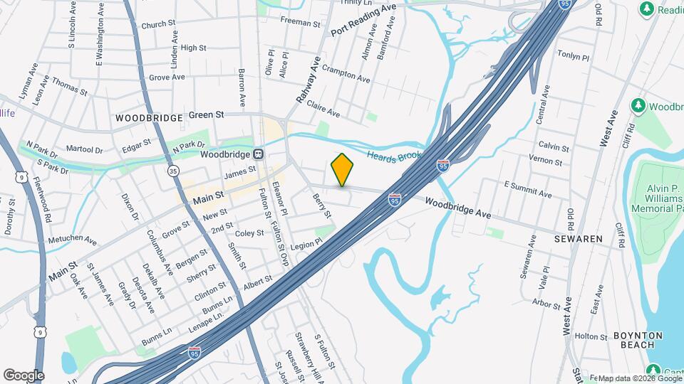 254 Woodbridge Ave, Unit 1 Map and Location Details