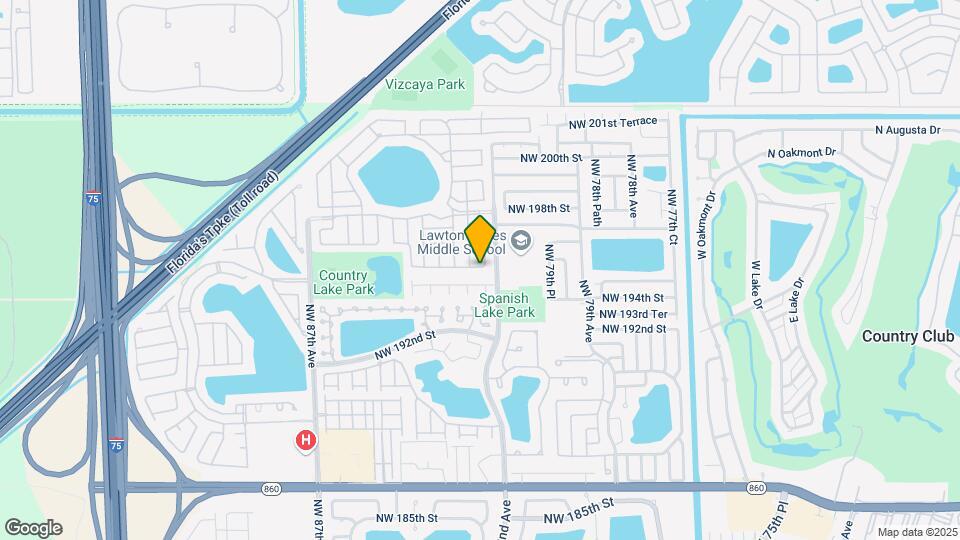8248 NW 195th Terrace Map and Location Details