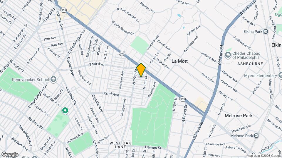 1817 Ashley St Map and Location Details