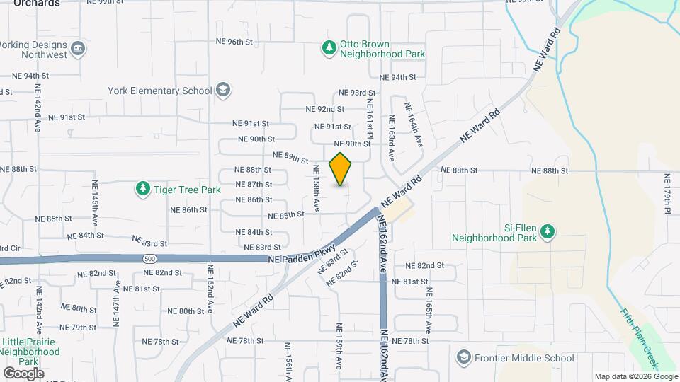 8606 NE 160th Ave Map and Location Details