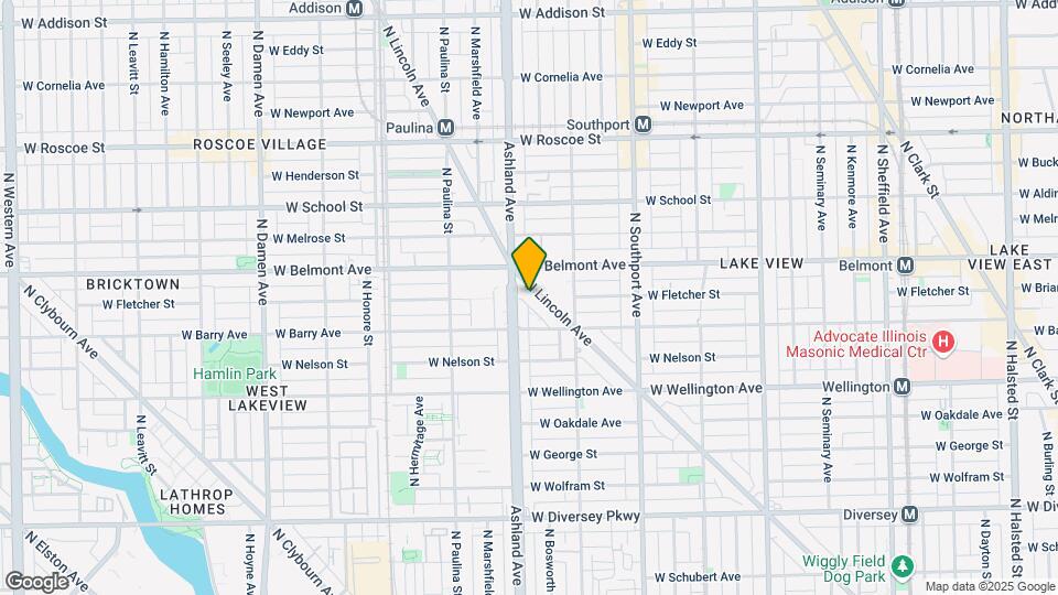 3148-3160 N Lincoln Ave Map and Location Details