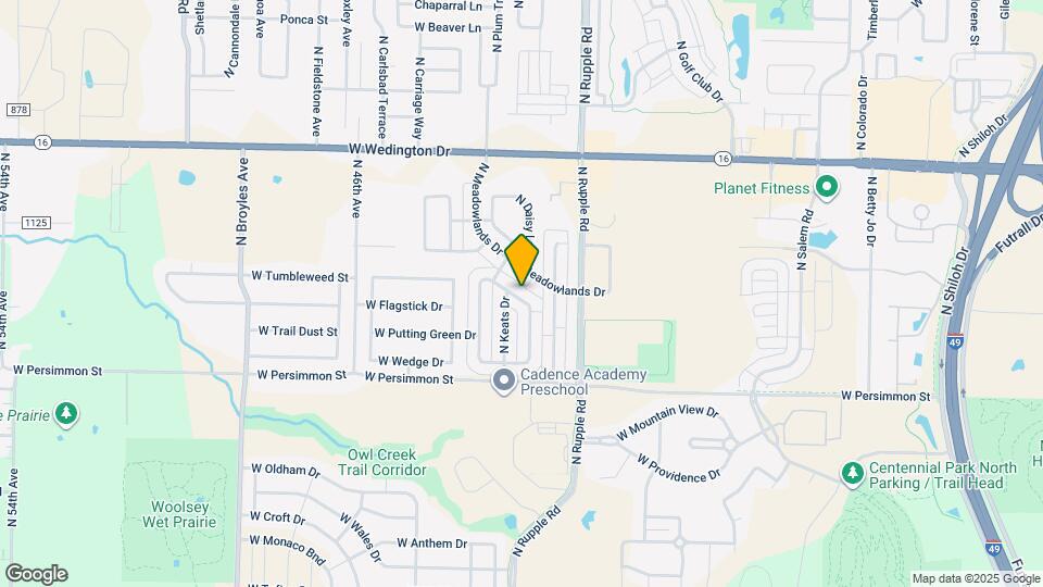 4168 W Bradstreet Ln Map and Location Details