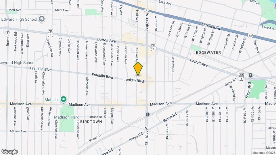 1535 Coutant Ave Map and Location Details