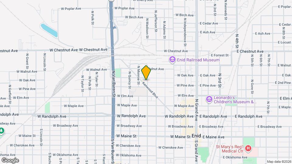 516 N Madison St Map and Location Details