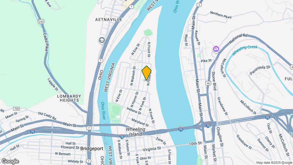423 N Front St, Unit Apt 1 Map and Location Details