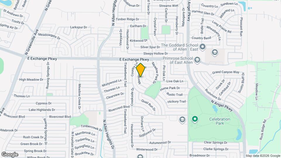 918 Morningside Ln Map and Location Details